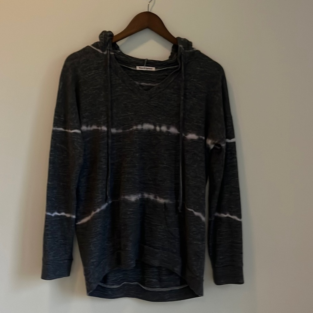 Small Theo and Spence gray hoodie